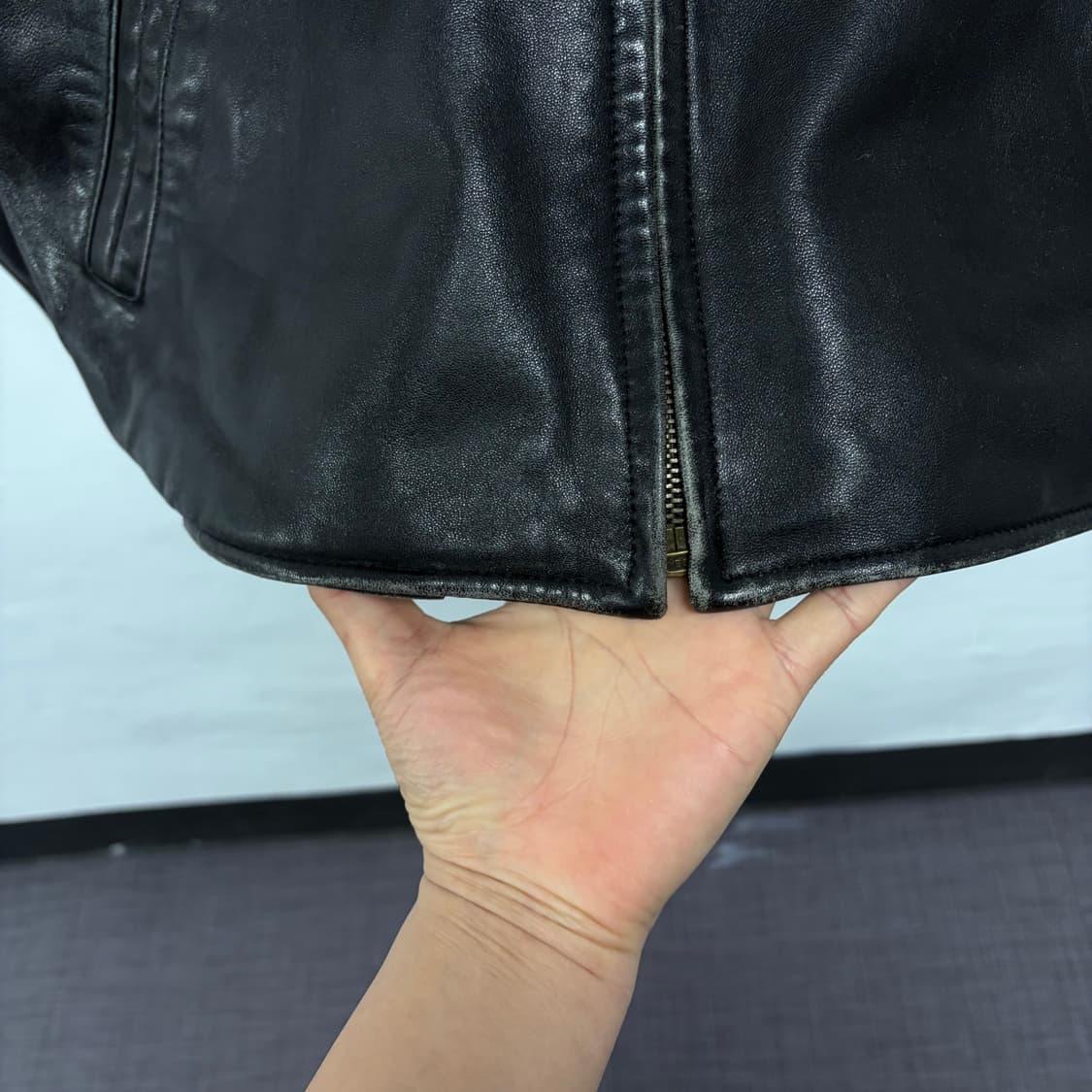 [양가죽] 빈티지 레더 자켓 33 상품이미지6