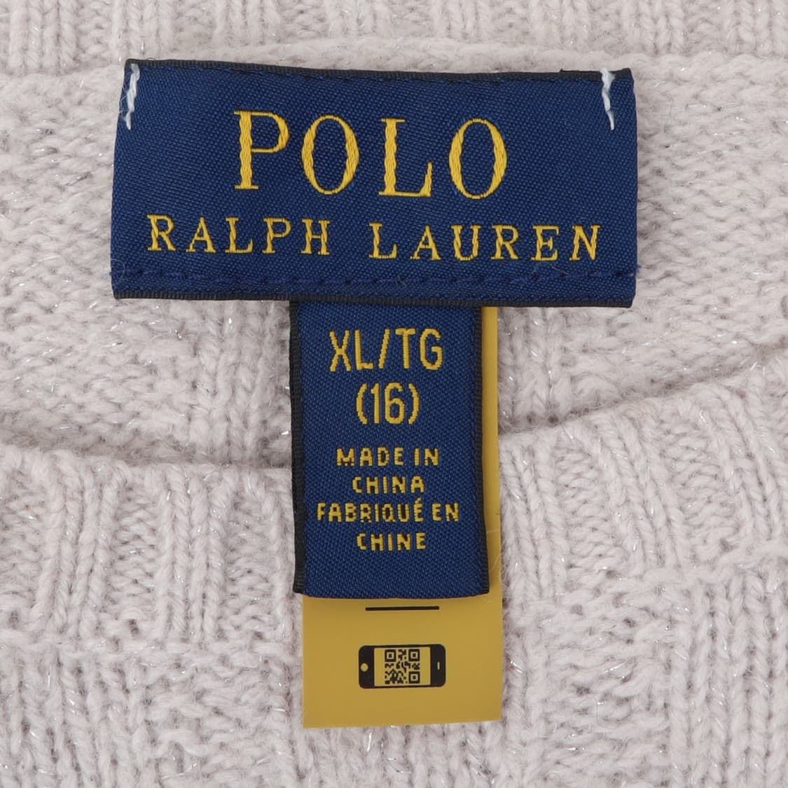 폴로 랄프로렌 크림 펄 케이블 니트 상품이미지8