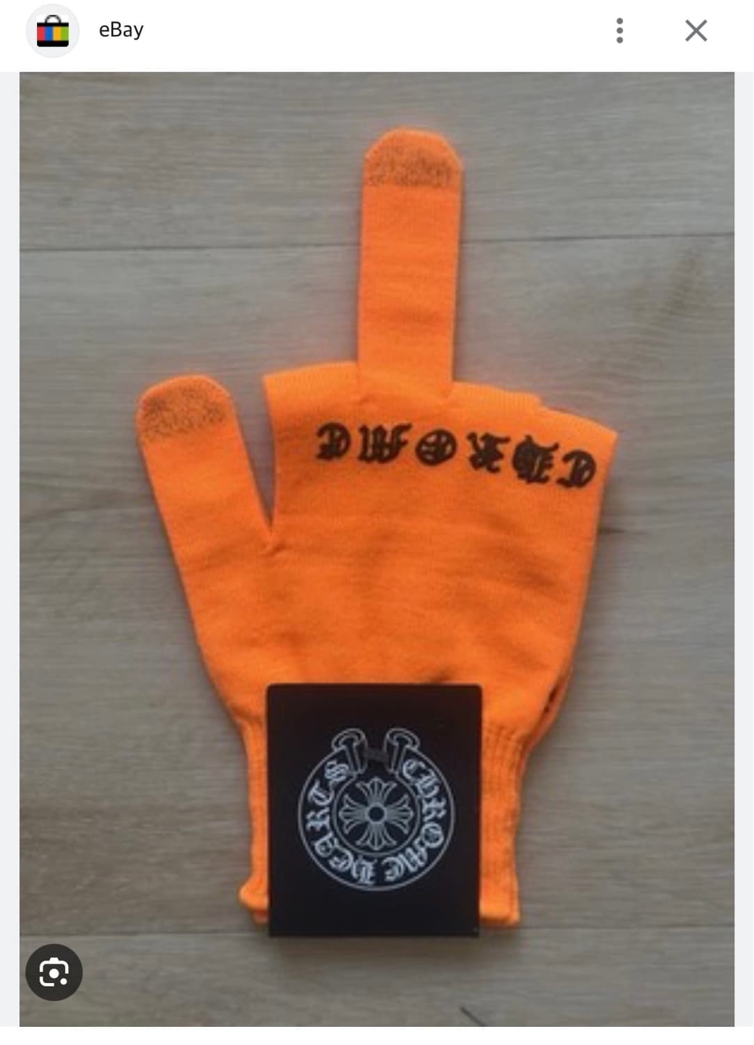 크롬하츠 체크메이트 글로브 글러브 장갑 오렌지 상품이미지2