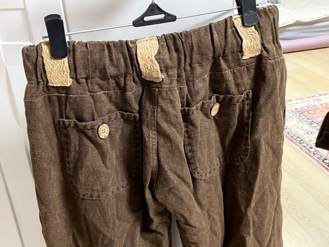 개쩌는 히피 세미부츠컷 로우라이즈 팬츠 상품이미지6