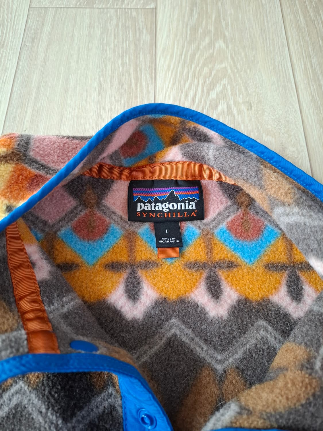 L 파타고니아 신칠라 패턴 플리스 풀오버 상품이미지3