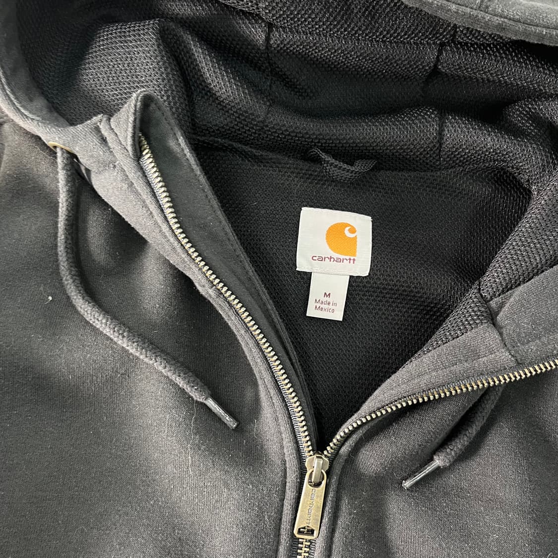 105 칼하트 블랙 써멀 후드집업 상품이미지3