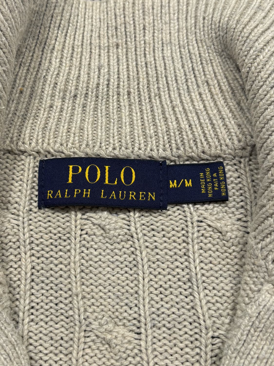 폴로 실크 하프집업 니트 상품이미지6