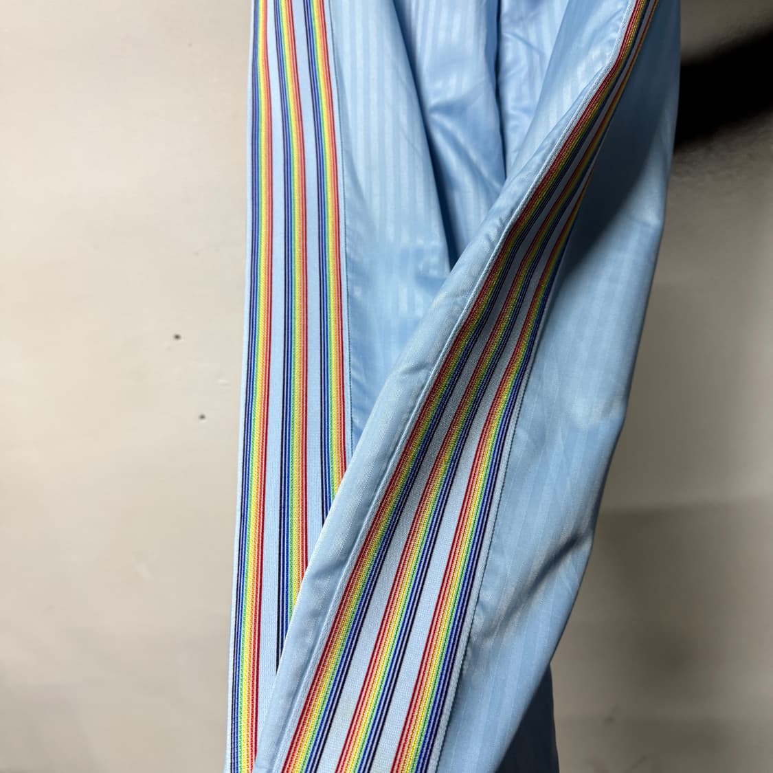 레어 아디다스 올드스쿨 3선 배색 소라색 바람막이 셋업 상품이미지9