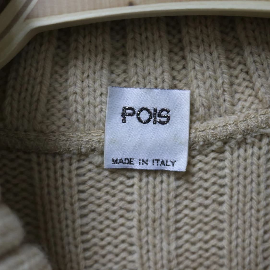 POIS 울 혼방 니트 짜임 포인트 버클 가디건 62172 상품이미지7