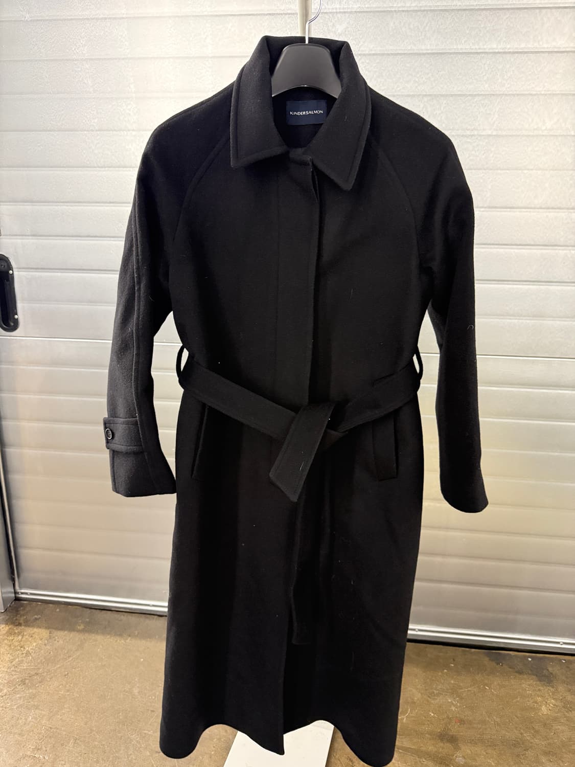 킨더살몬 에센셜 캐시미어 싱글 코트 상품이미지2