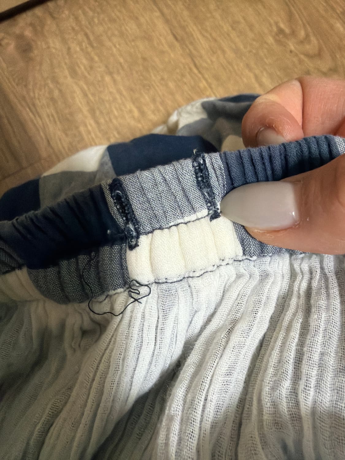 모리걸 밴딩 체크 미디스커트 스즈코 상품이미지7