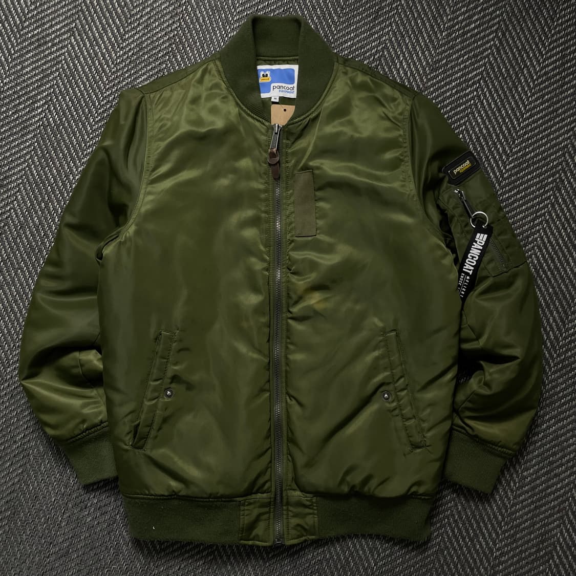 팬콧 MA-1 항공 블루종 점퍼 카키 o 4462 상품이미지2