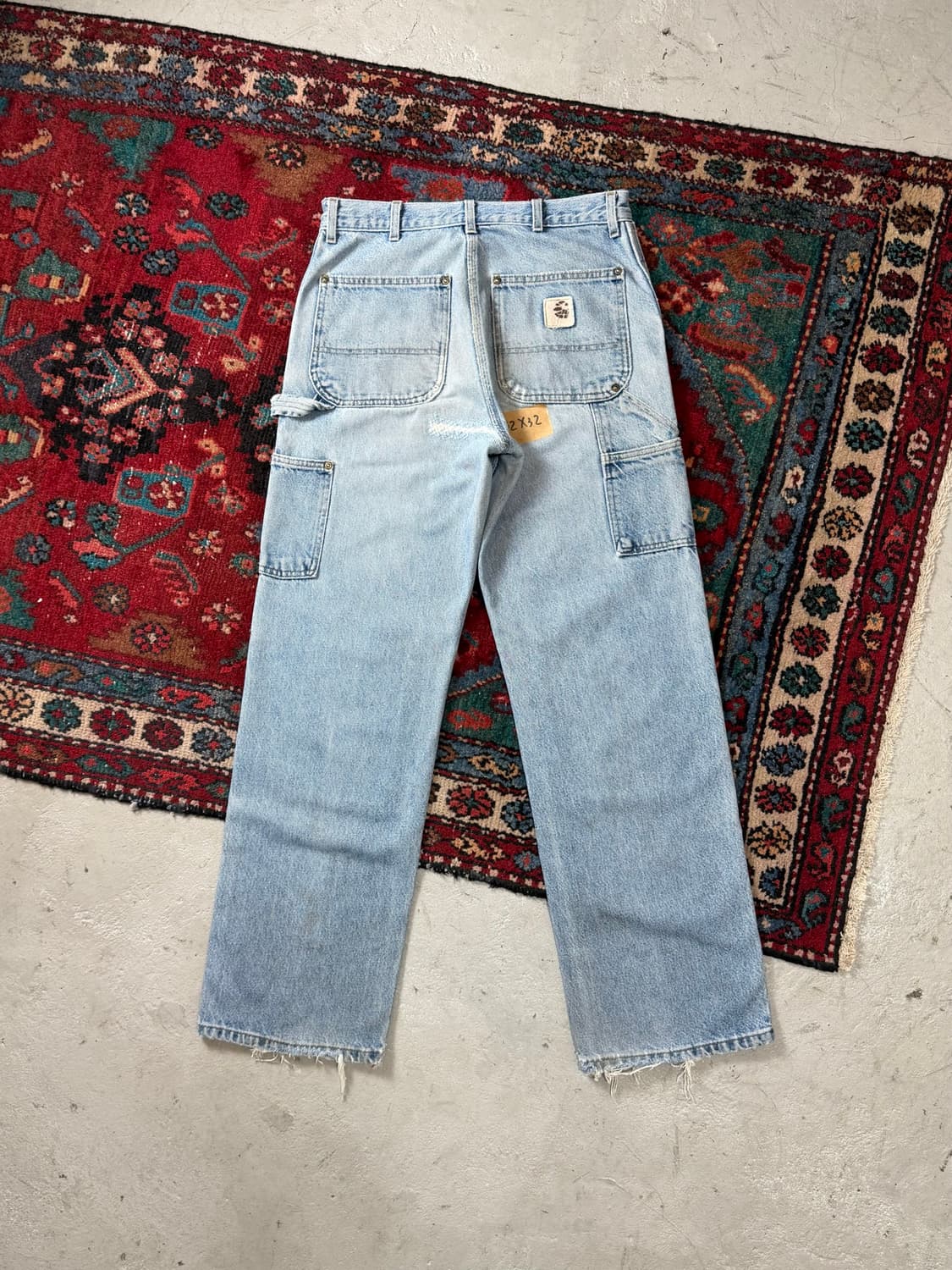 00's USA OG 칼하트 B07 더블니 팬츠 칼하트 데님 더블니 상품이미지4