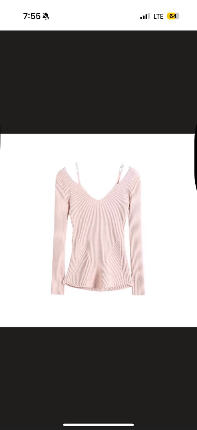 수지 딸기 우유 니트  상품이미지1