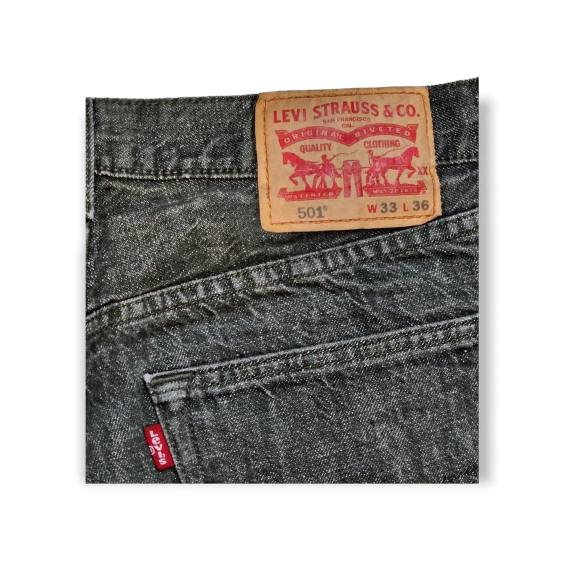 33)00's 리바이스 화이트 오크 콘밀 데님 상품이미지4