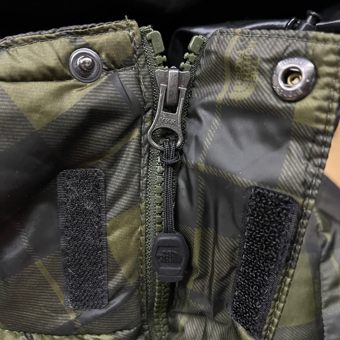 노스페이스 케이프 망토 카키 패딩 80 상품이미지6