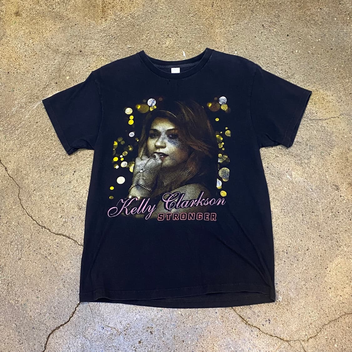 미국 빈티지 켈리 클락슨 콘서트 투어티 반팔티 락티셔츠 상품이미지1