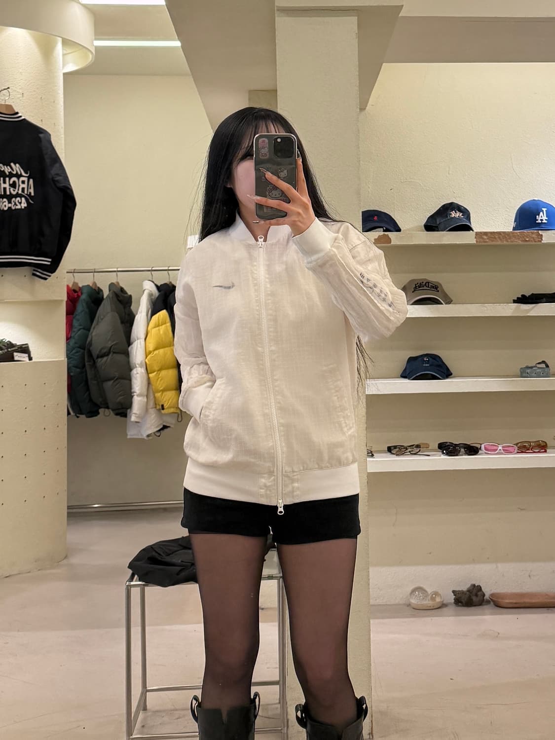 나이키 NSW 빅스우시 에센셜 우븐 봄버 자켓 U969 상품이미지1