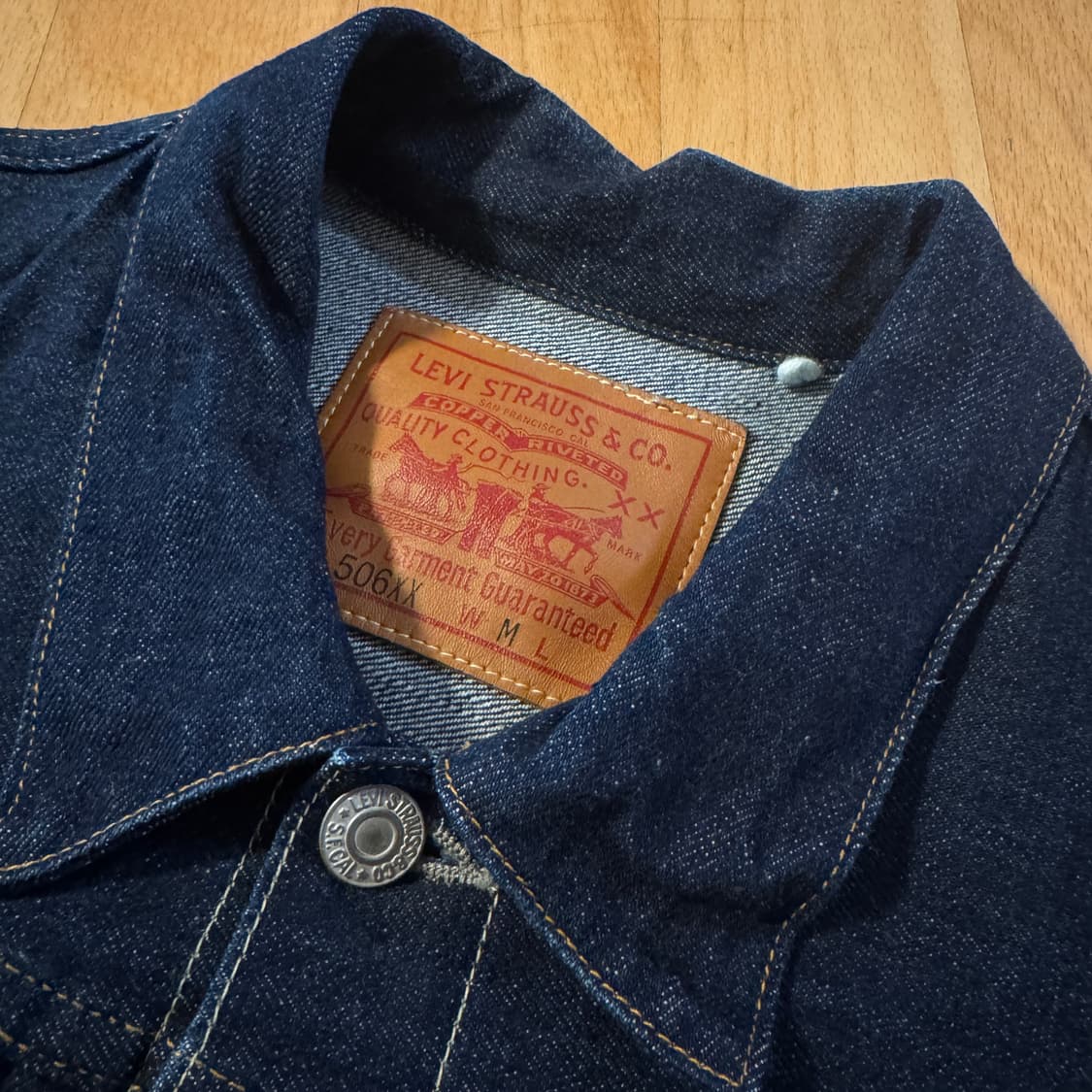 리바이스 LVC 506 데님 자켓 M 상품이미지3