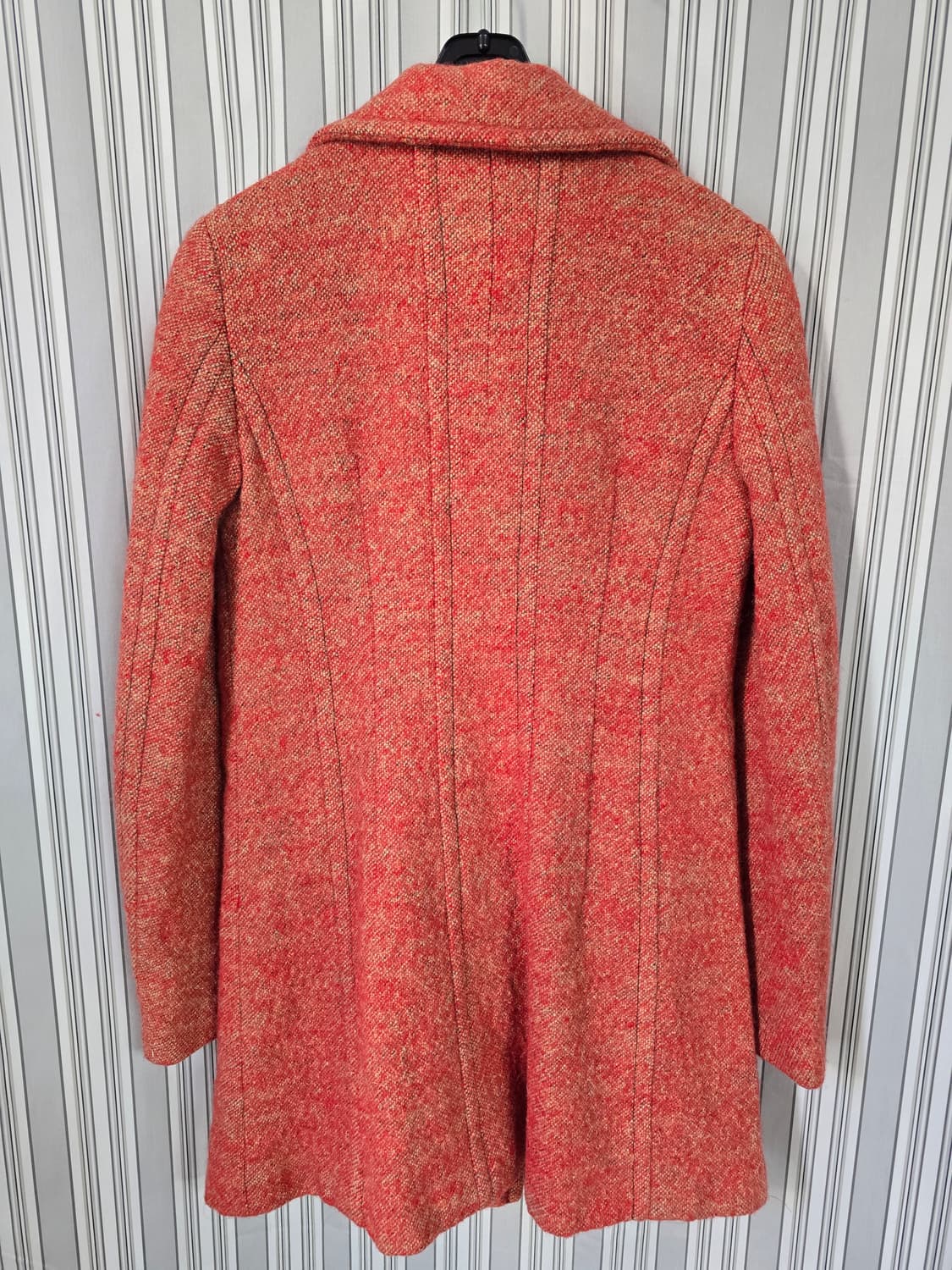 (82-90-160) 타임 여성 모혼방 트위드 더블버튼코트 상품이미지2