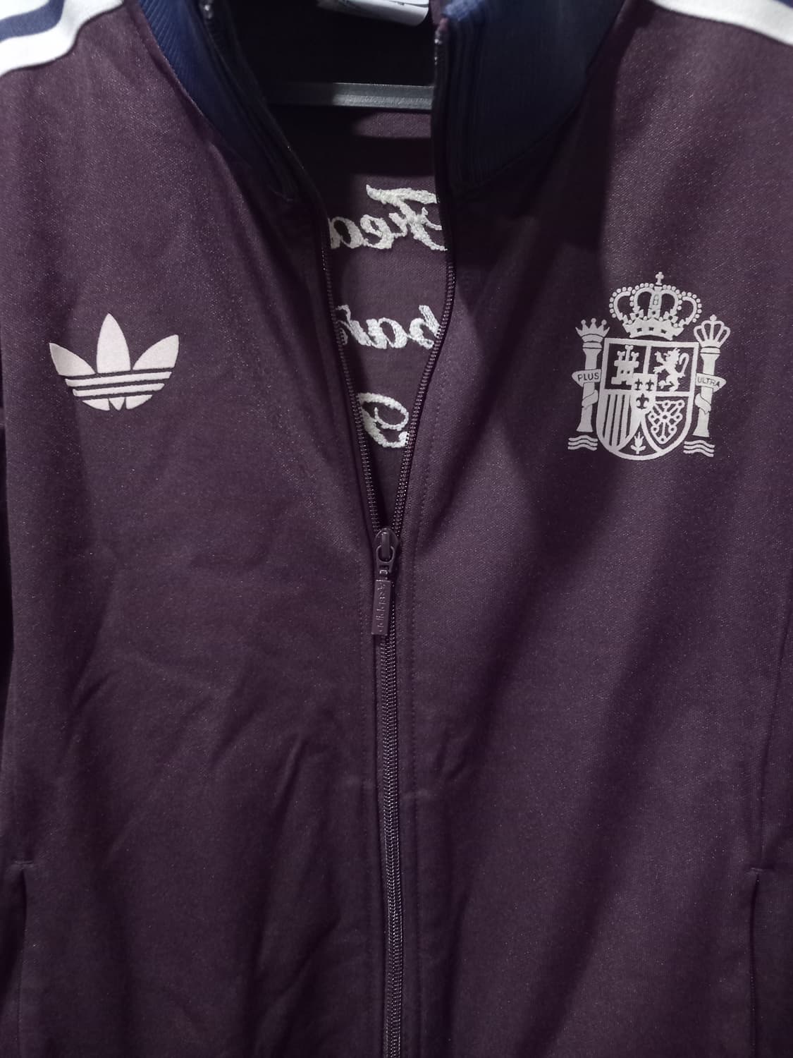 아디다스 스페인 베켄바우어 마룬 트랙탑 저지 져지집업 105/XL 상품이미지2