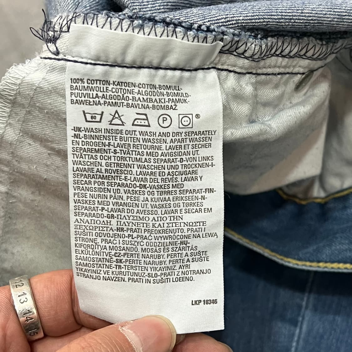  리바이스 워싱 데님 팬츠 y14575 상품이미지8