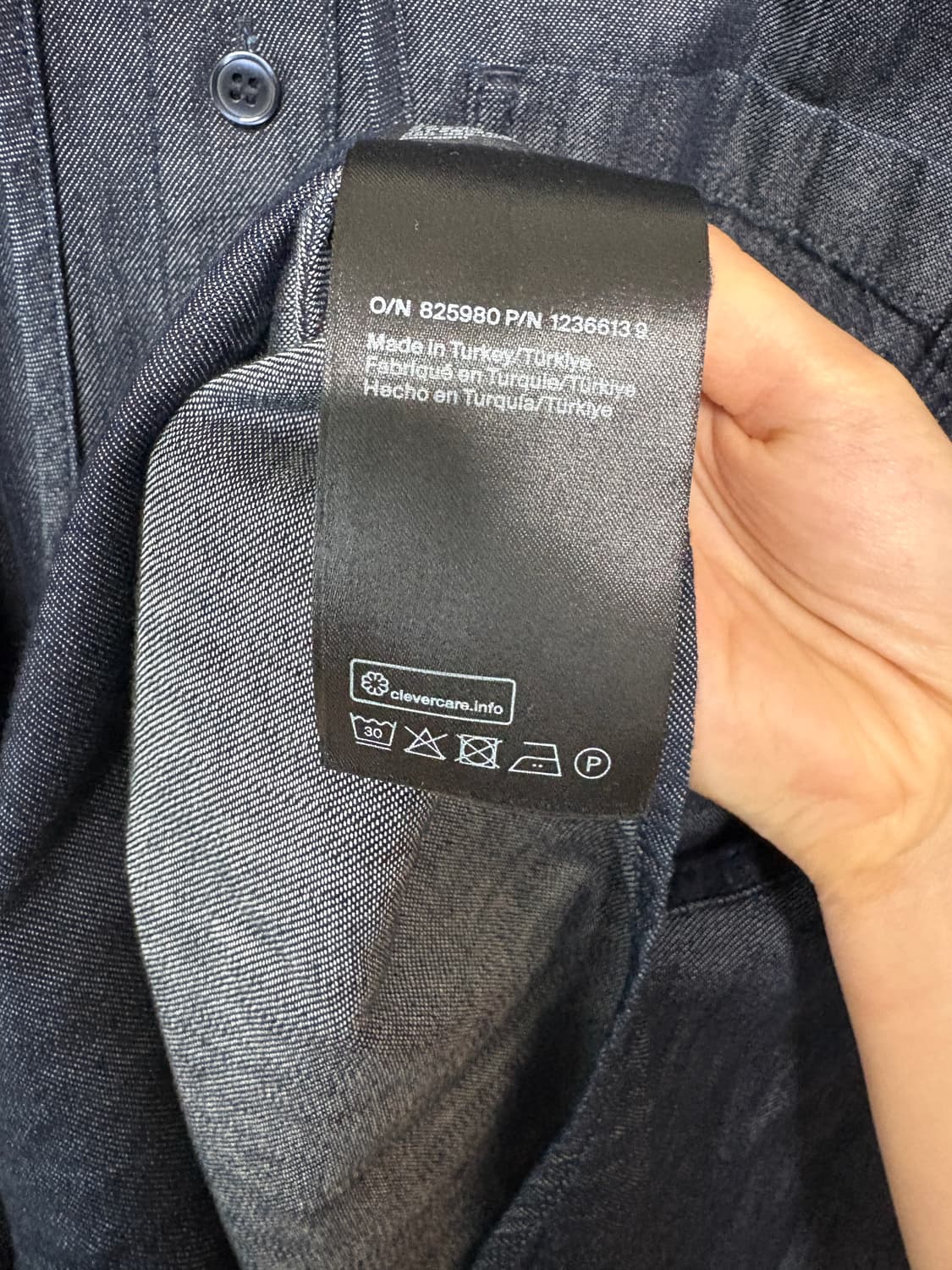 cos 후드 데님 셔츠  상품이미지8