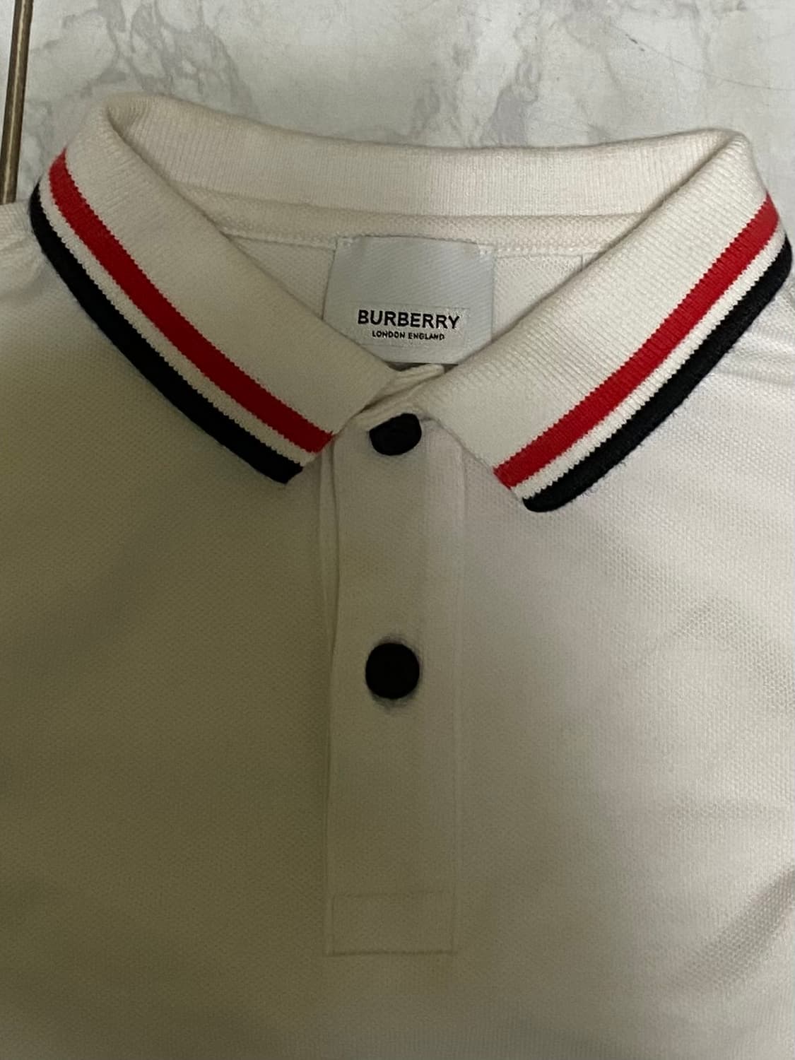 버버리 아동 카라 반팔티셔츠 8세용 상품이미지2