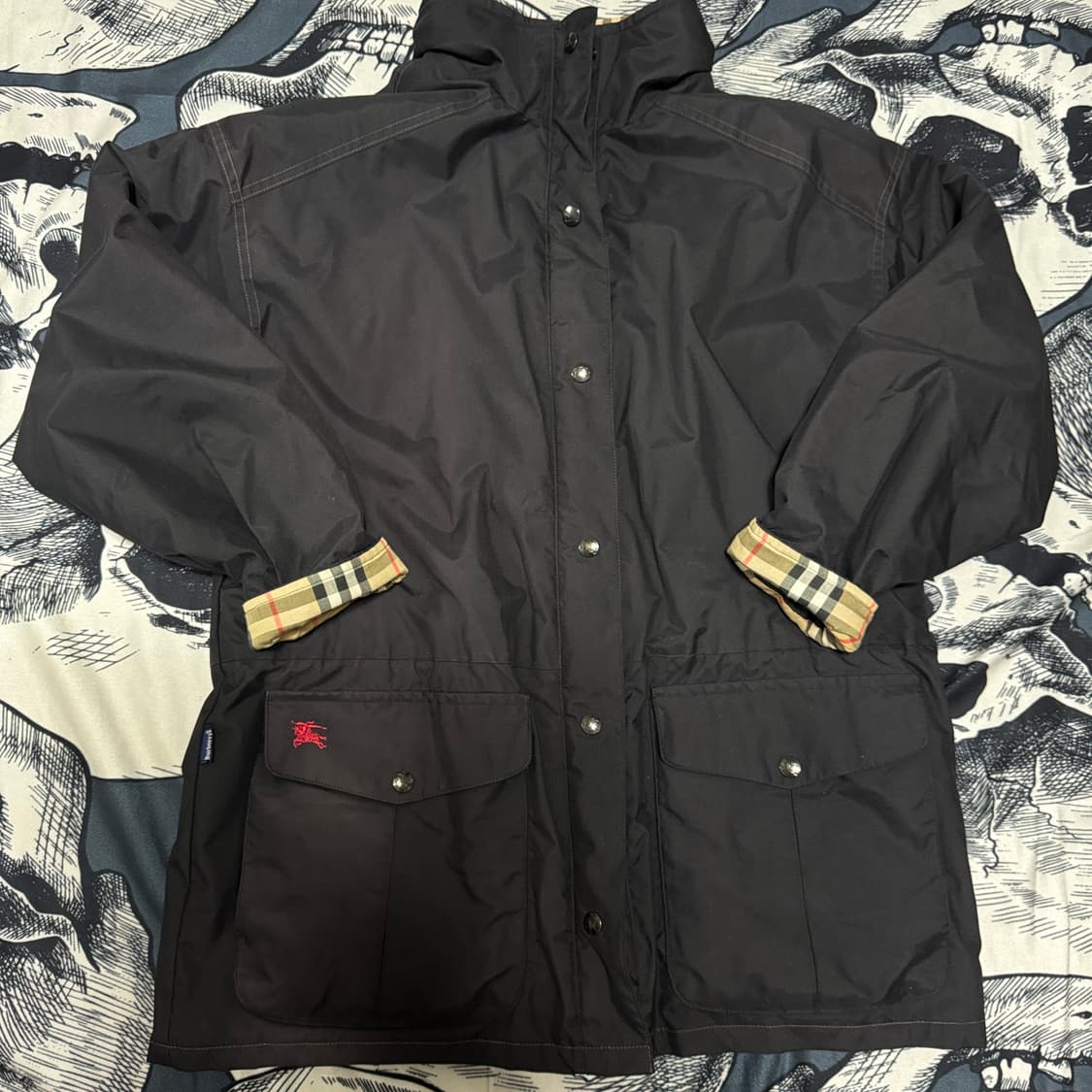 버버리 00s 기모자켓 M사이즈 상품이미지4