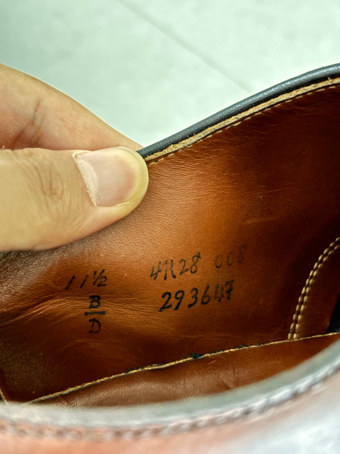 시간이 만든 깊은 주름, Alden x J.Crew 29364F 11.5 상품이미지9