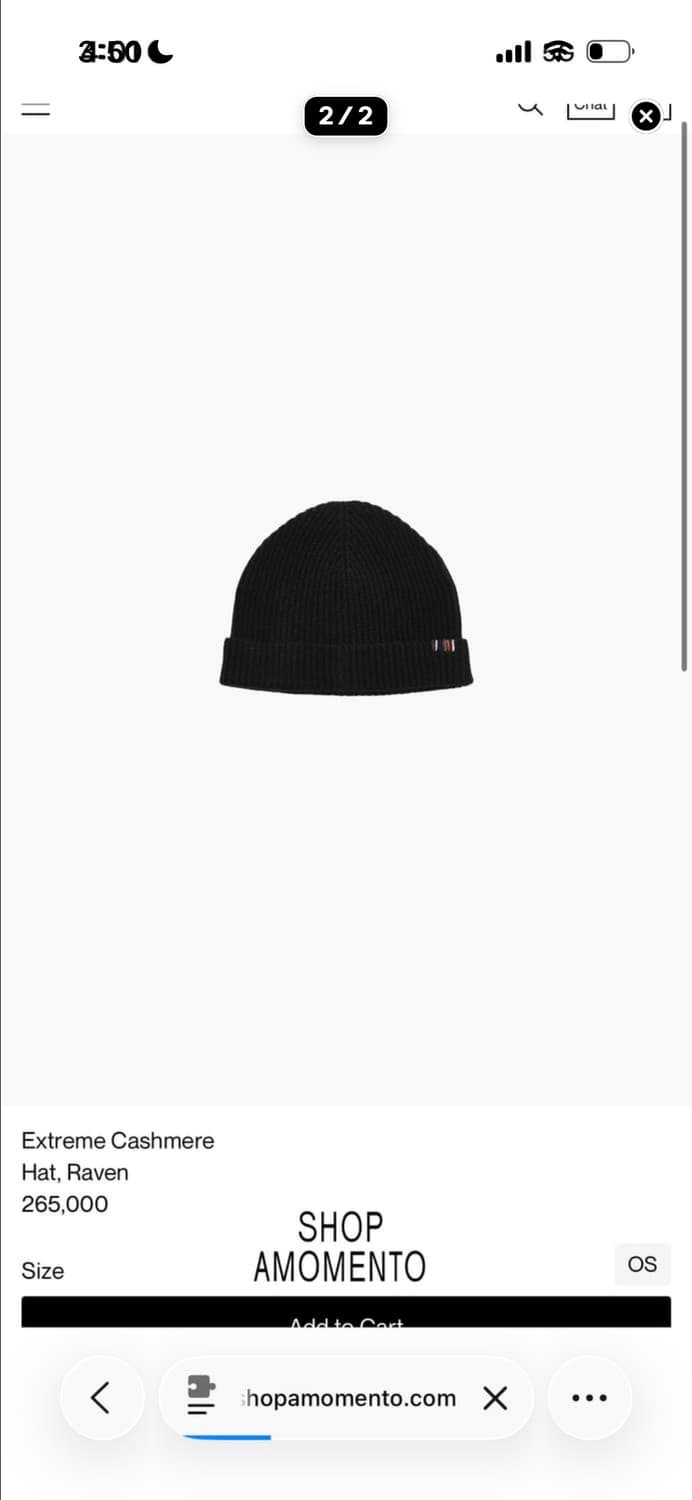 익스트림캐시미어 비니 상품이미지2