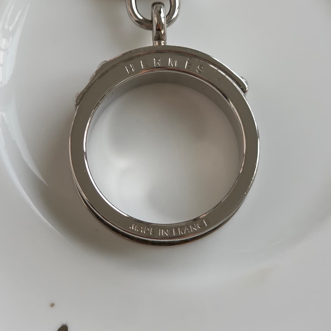 에르메스 은장 켈리 스카프링 리자드 레더 상품이미지8