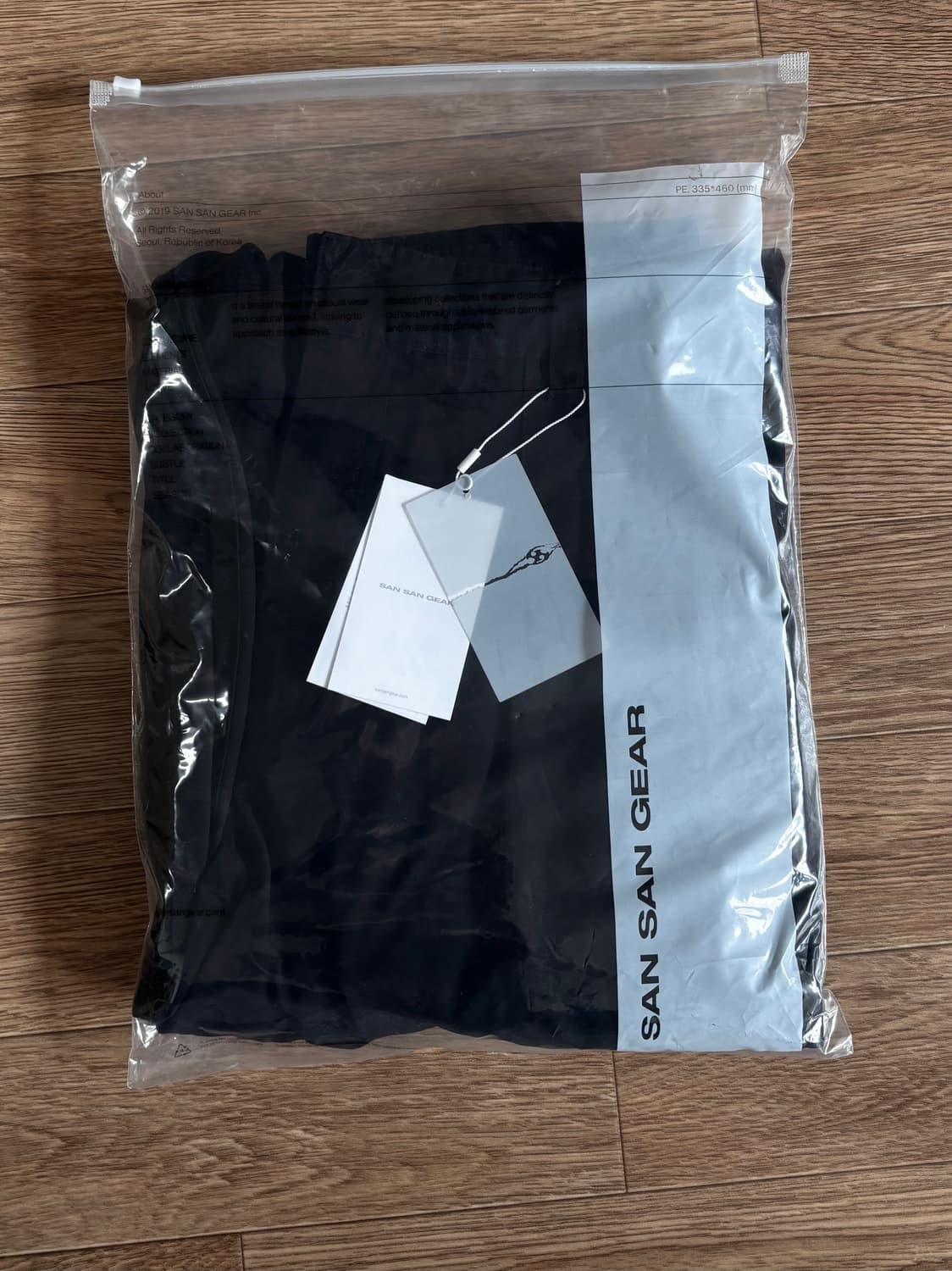 [2] 26SS 산산기어 어파인 커브팬츠 블랙 상품이미지1