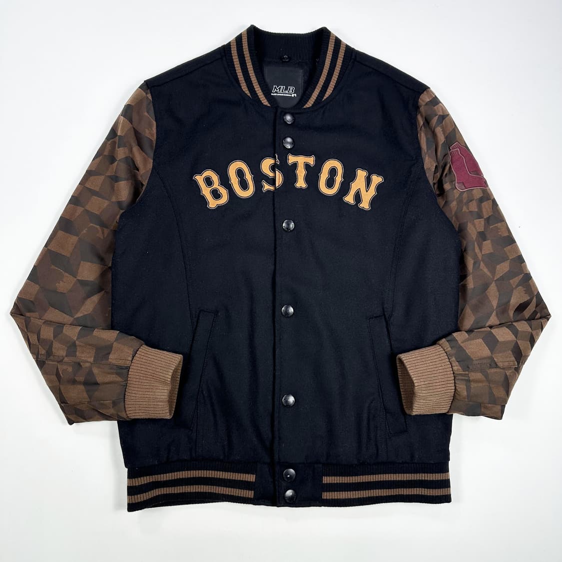 MLB 보스턴 레드삭스 블랙 바시티 스타디움 자켓 (M) 상품이미지2
