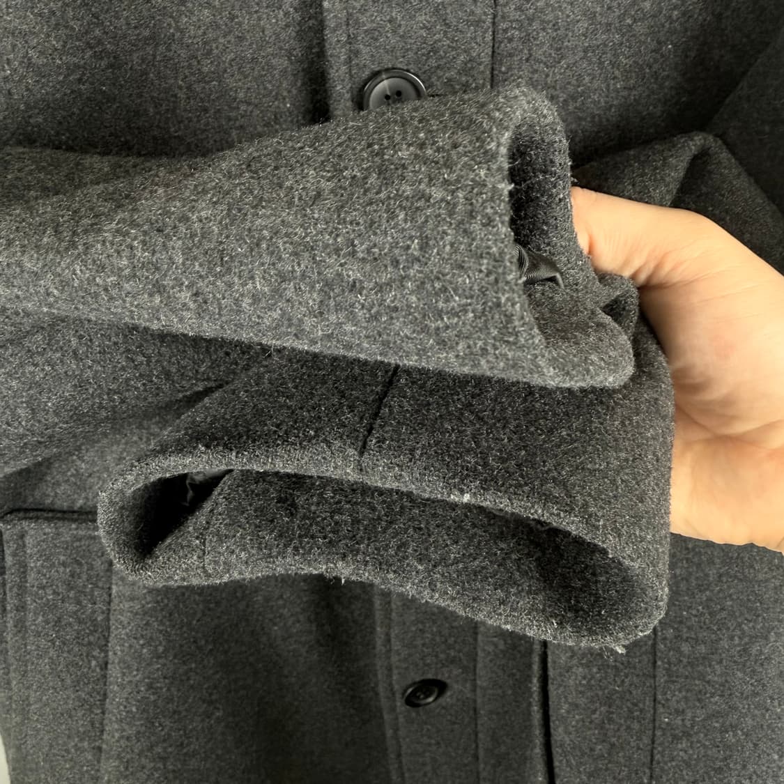 (100) 마인드브릿지 울 코트 차콜 상품이미지4