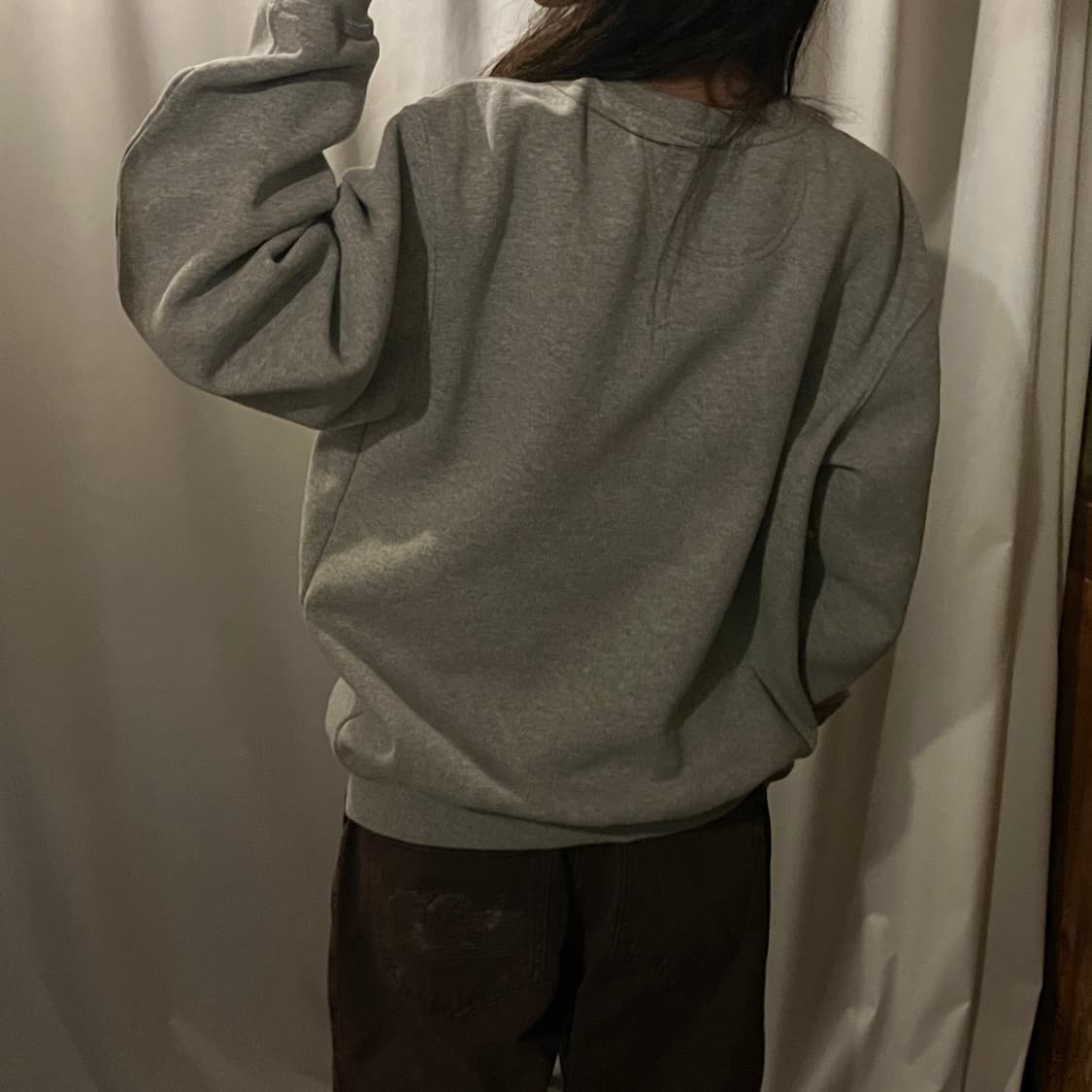 칼하트 기모 맨투맨 그레이 상품이미지3