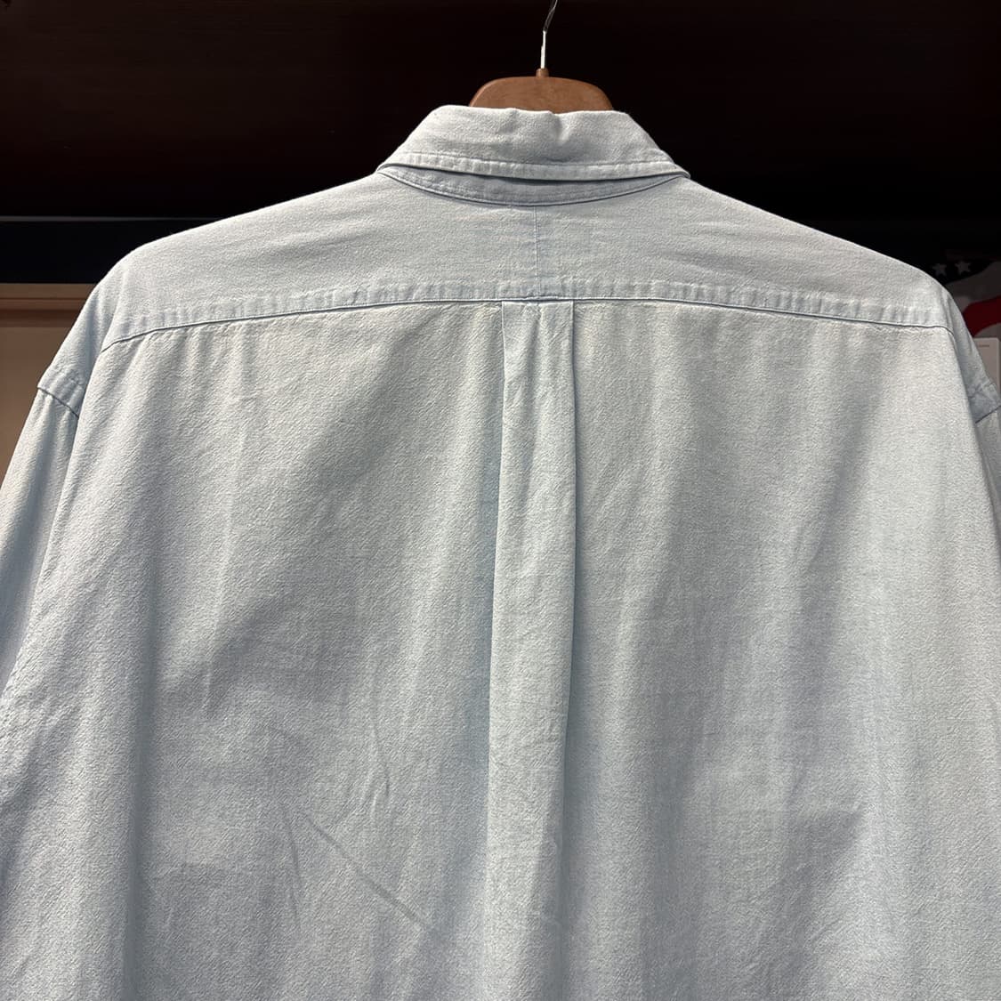 90s 폴로 랄프로렌 Big Shirt 라인 샴브레이 셔츠  N1008 상품이미지6