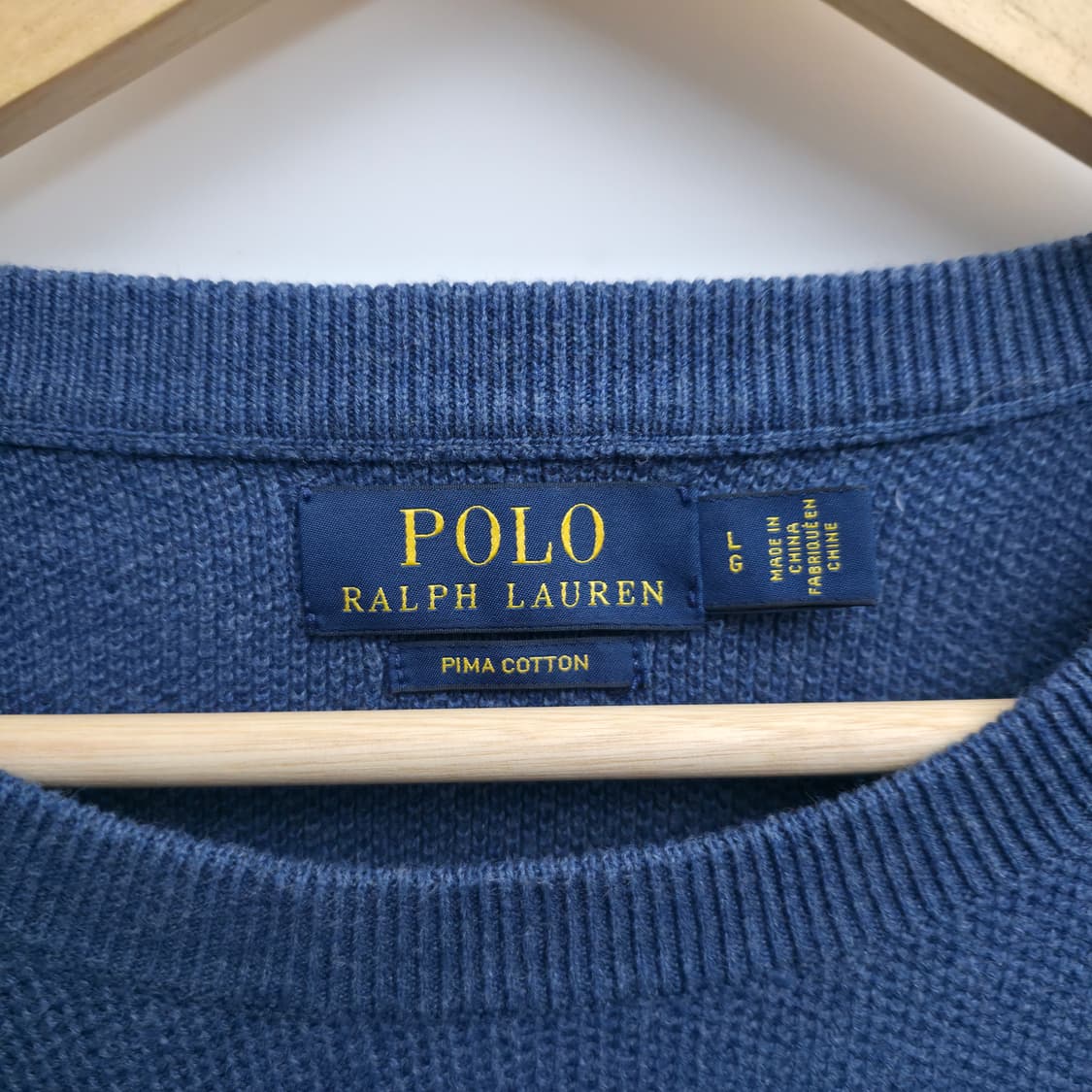 [L] 폴로 랄프로렌 블루 스트라이프 니트 상품이미지5