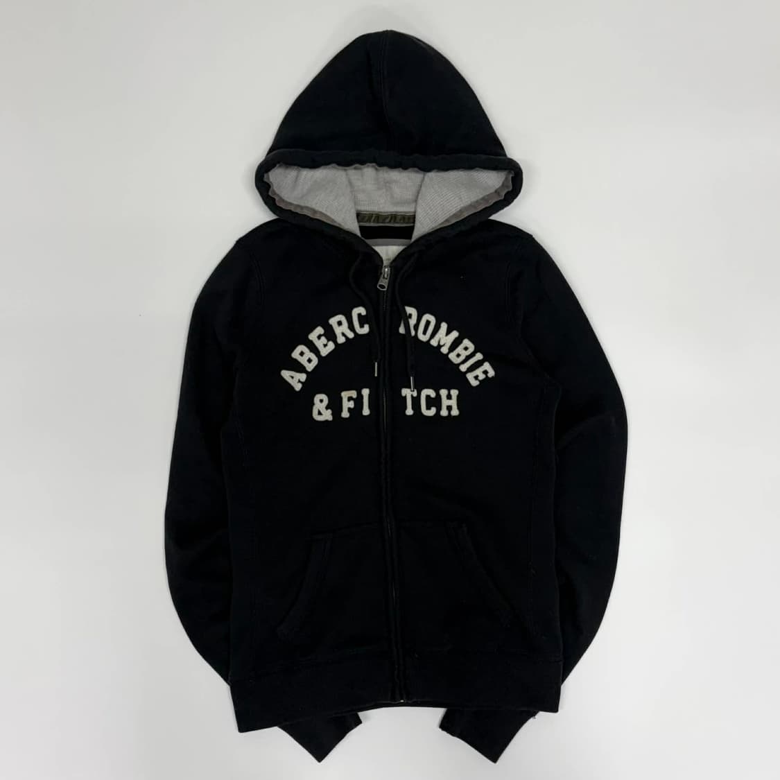 아베크롬비 y2k 여리핏 블랙 걸즈 대장급 후드집업 희귀져지(S) 상품이미지2