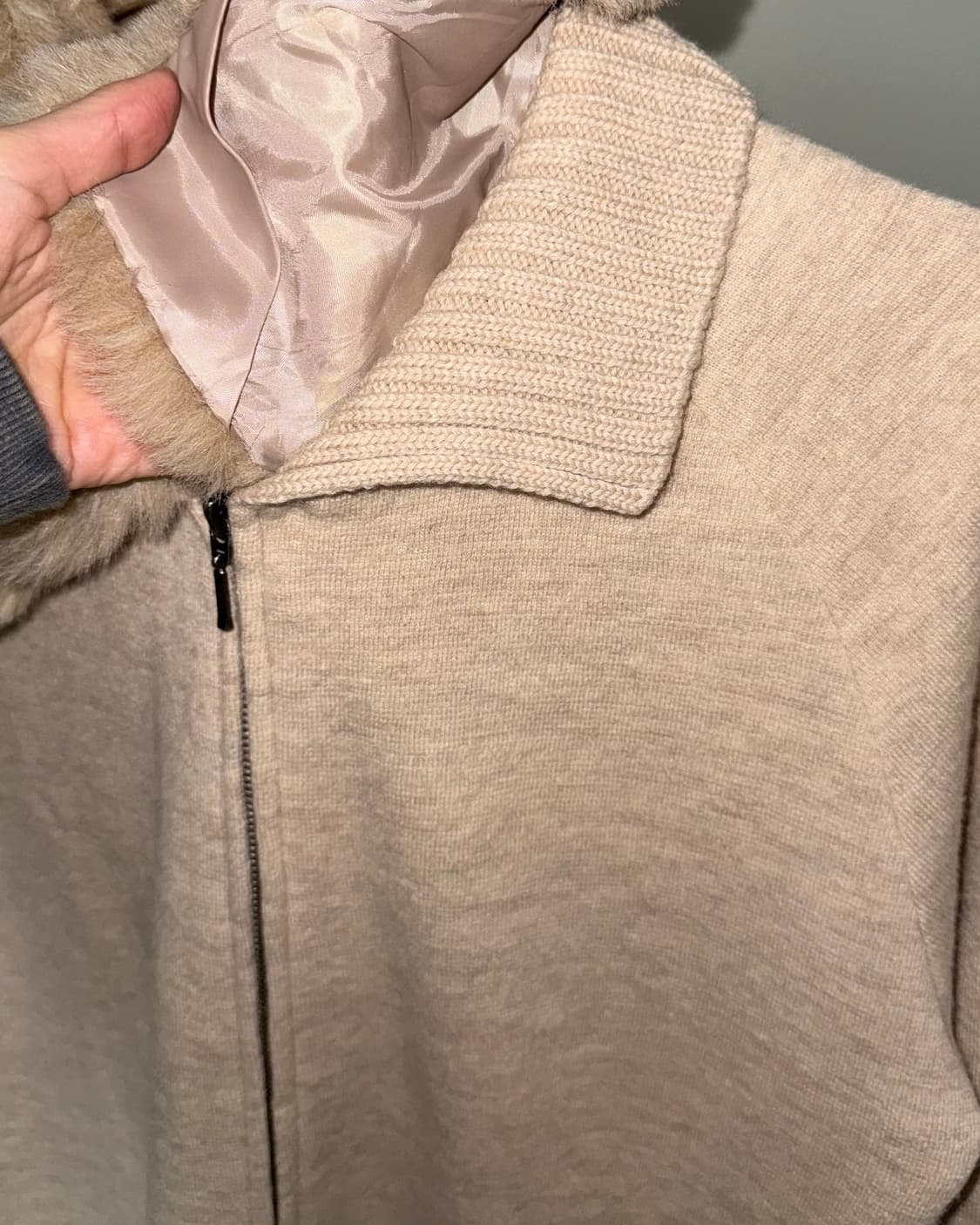 빈티지 니트 집업 상품이미지3