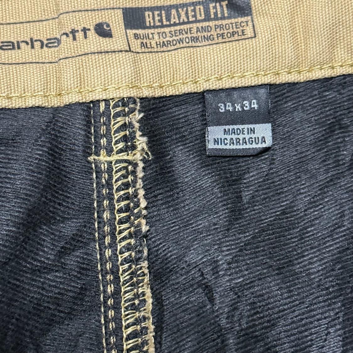 빈티지 칼하트 겨울용 누빔 팬츠 (겨울용)  상품이미지10