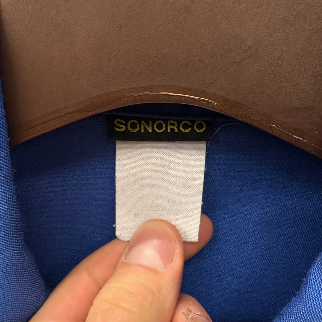 70s 소노르코 프렌치워크자켓 코튼트윌 패치포켓 사선스티치 N674 상품이미지7