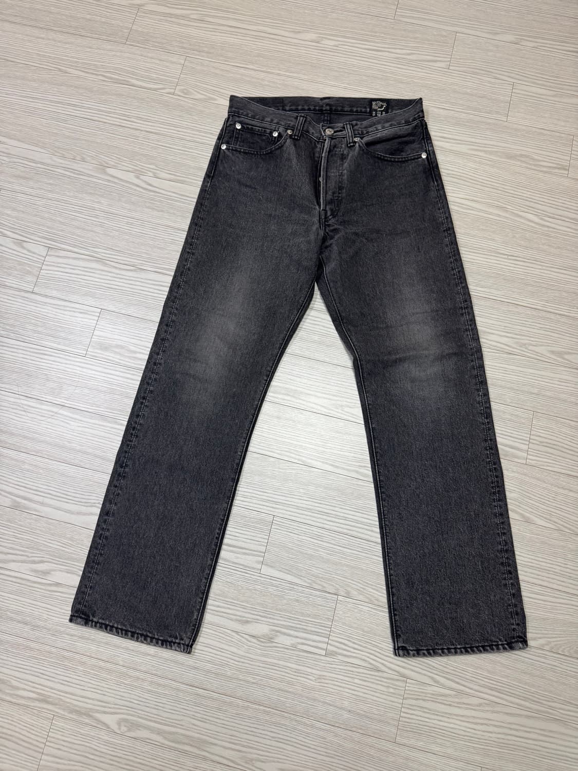 오어슬로우 바지 105W STONE DENIM - BLACK 1사이즈 상품이미지1