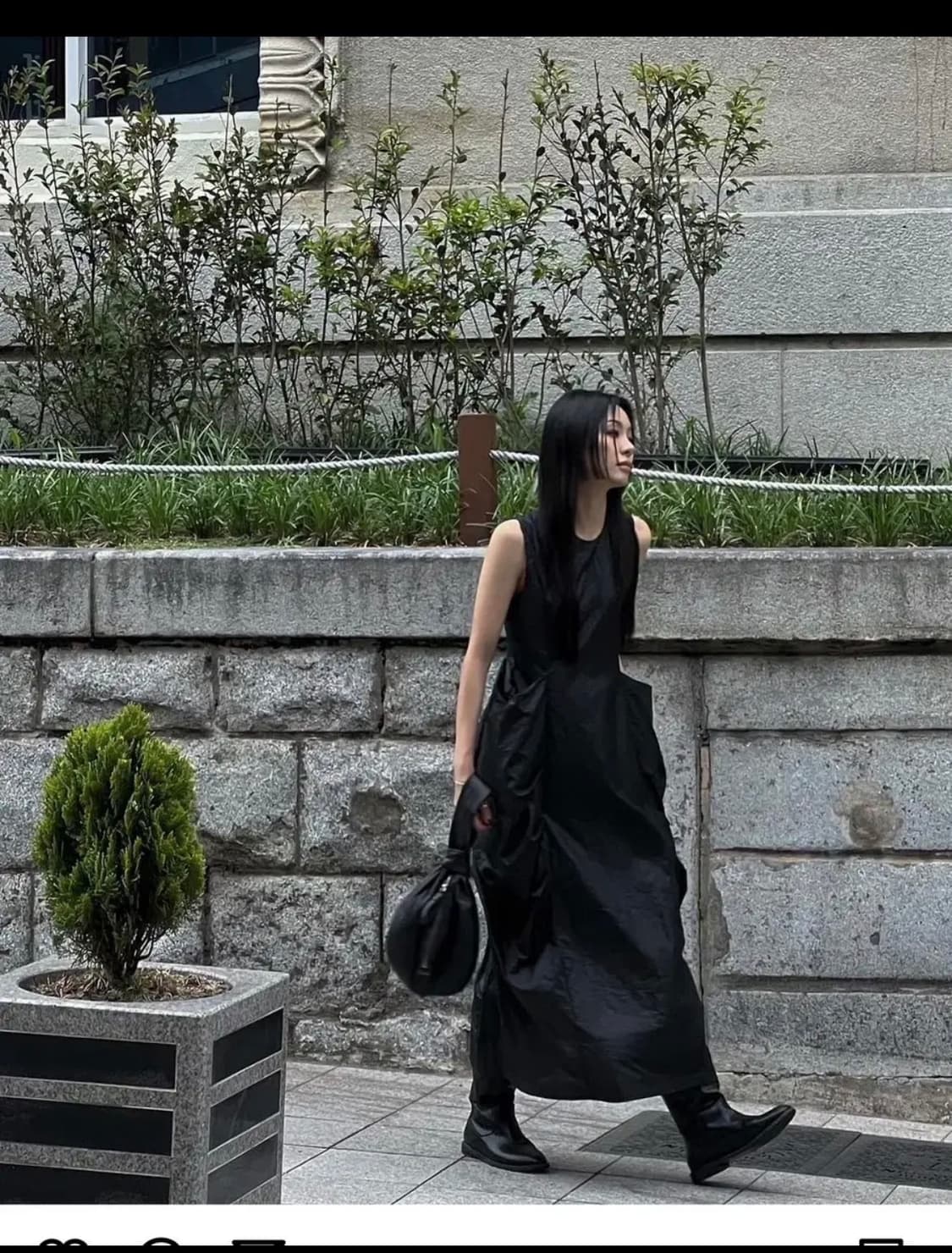 새상품)트리밍버드 드레이프 포켓 슬리브리스 드레스 원피스 상품이미지8