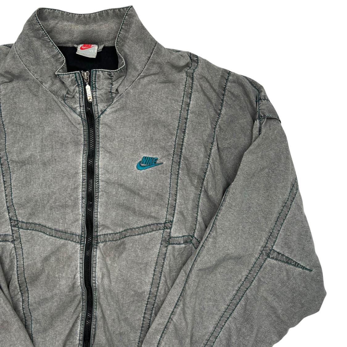 90s 나이키 올드스쿨 빅 로고 그레이 바람막이 XL  상품이미지2