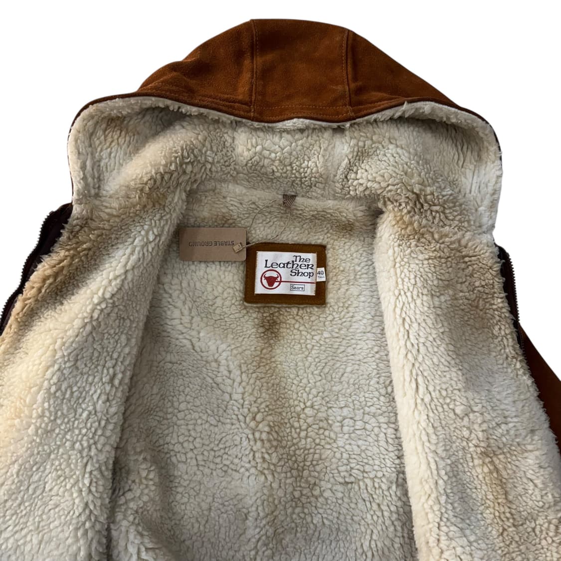 [100] 70’s Sears 레더 스웨이드 후드 자켓 상품이미지6