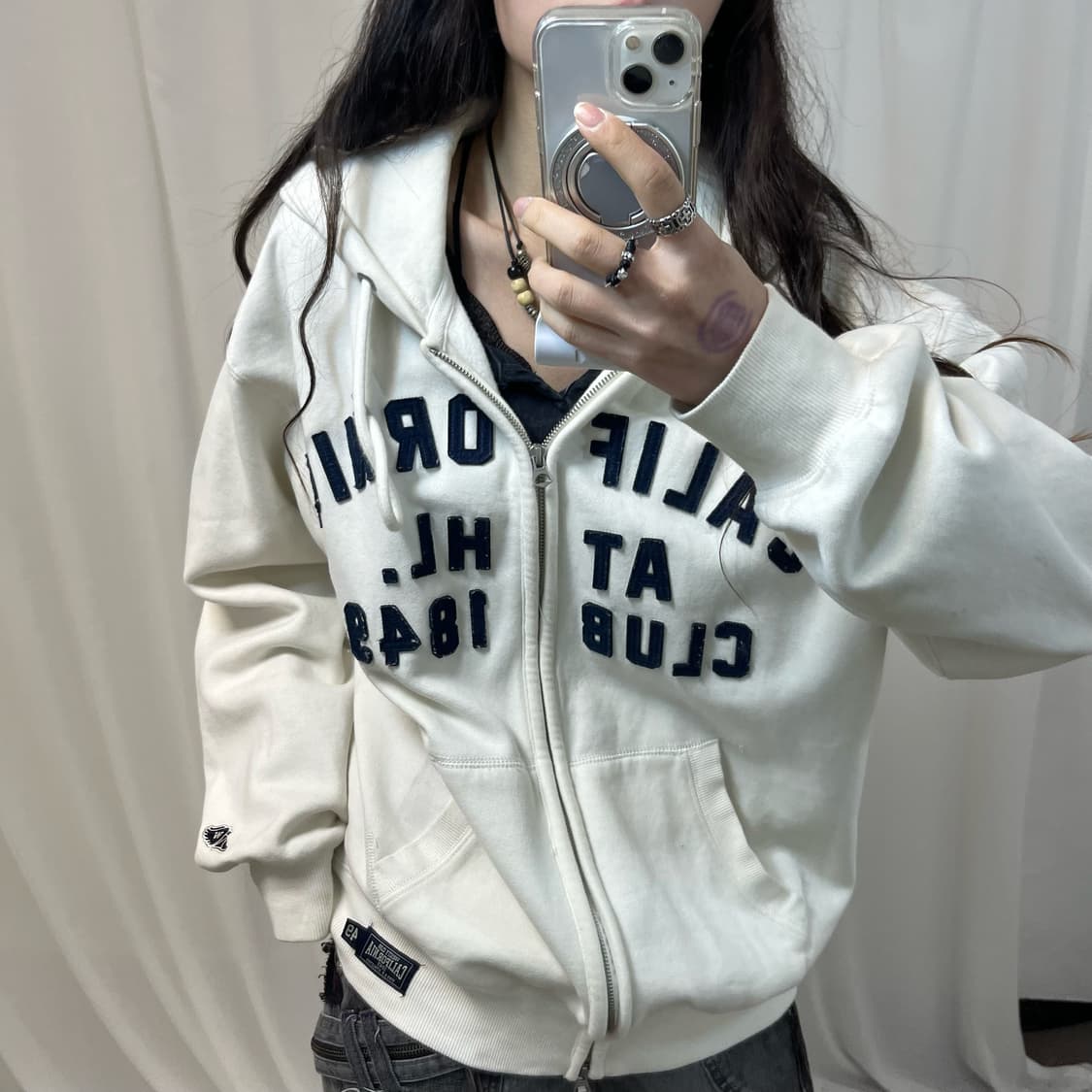 Who.A.U White 2way Hood Zip-up 상품이미지3
