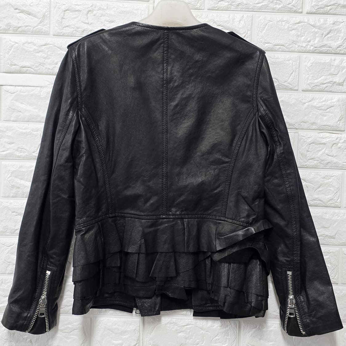 택포) 18s 한섬 3.1 필립림 블랙 가죽 자켓 S 상품이미지4