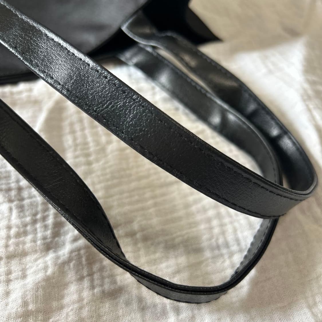 Y's Leather Panel Nylon Tote Bag 상품이미지8