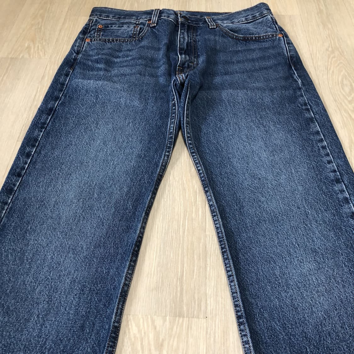 (32) 리바이스 Levi's 555 96 릴렉스 스트레이트진 중청 데님 상품이미지3