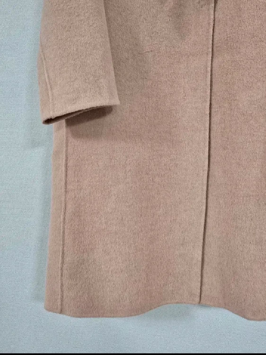 한섬 오즈세컨 캐시미어 블랜딩 뒷반전 롱코트 상품이미지6