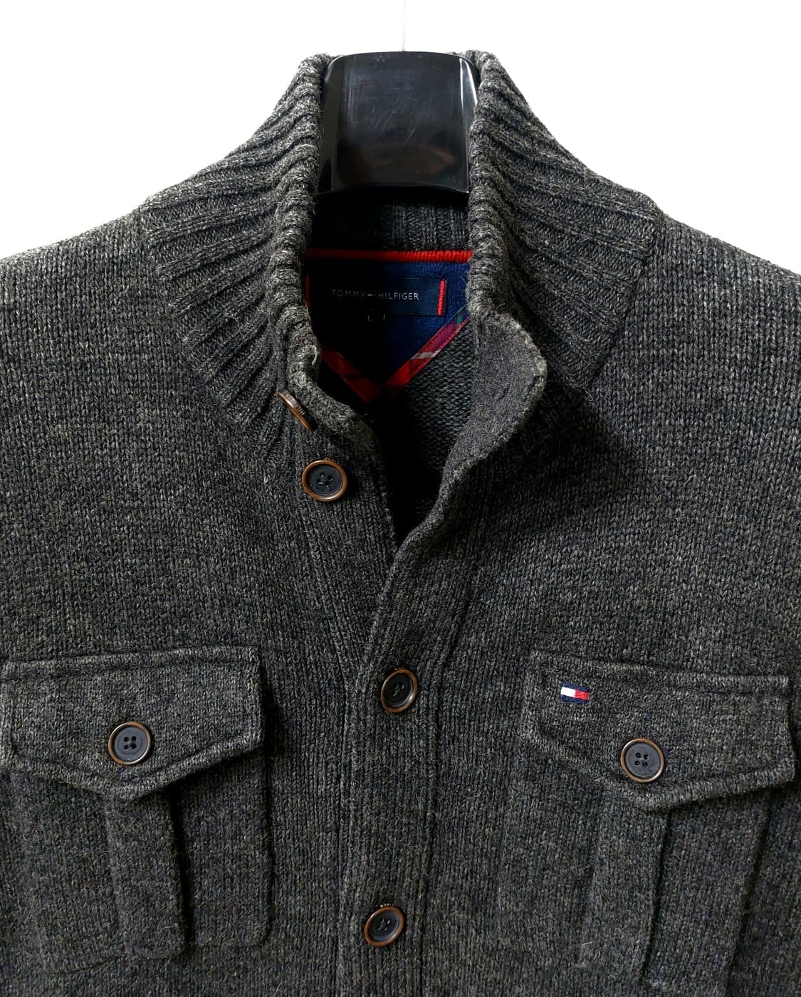 타미힐피거 램스울 니트 자켓 105 상품이미지1
