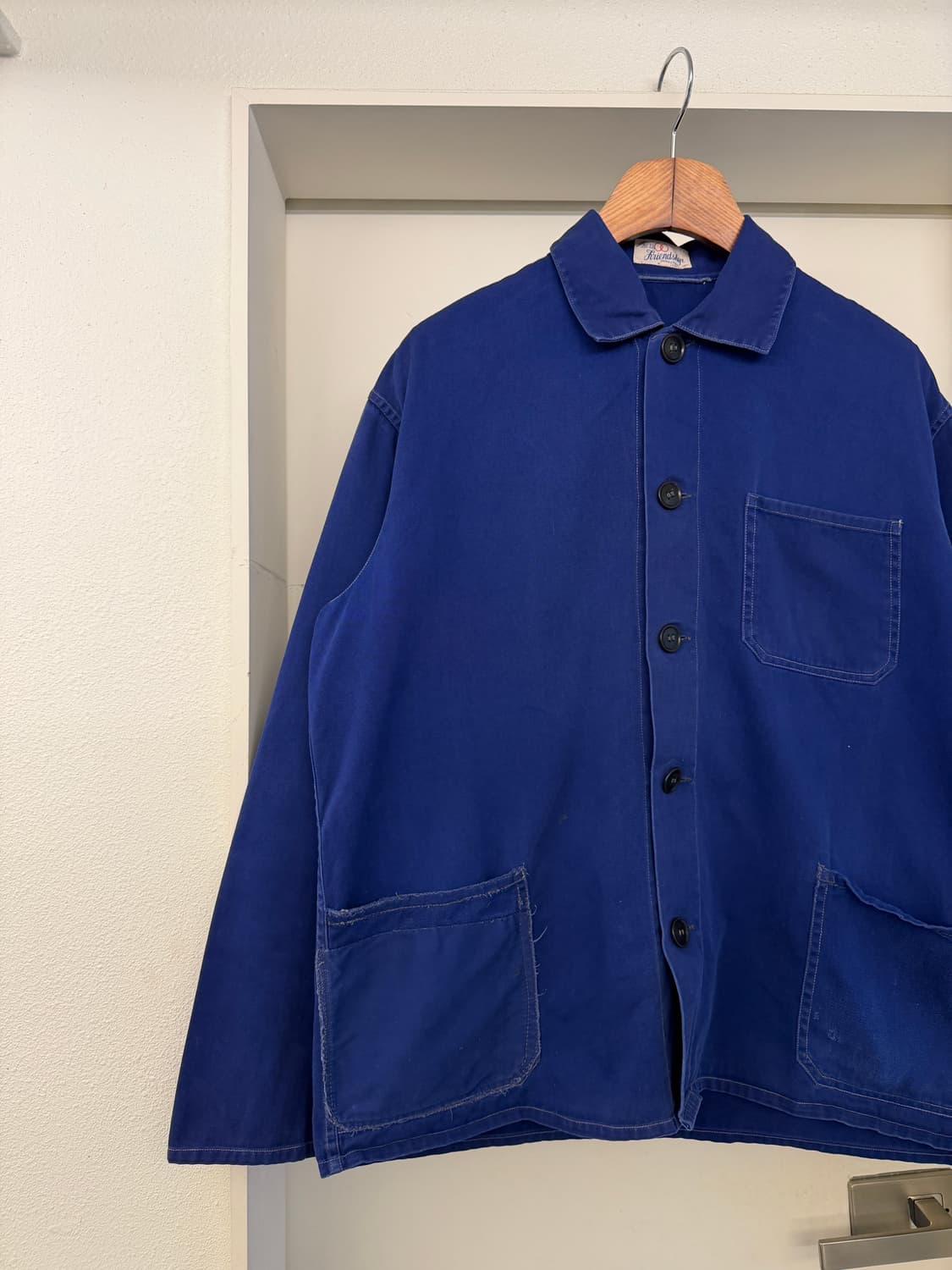 1970s FRIENDSHIP INDIGO BLUE 빈티지 프렌치워크자켓 상품이미지3