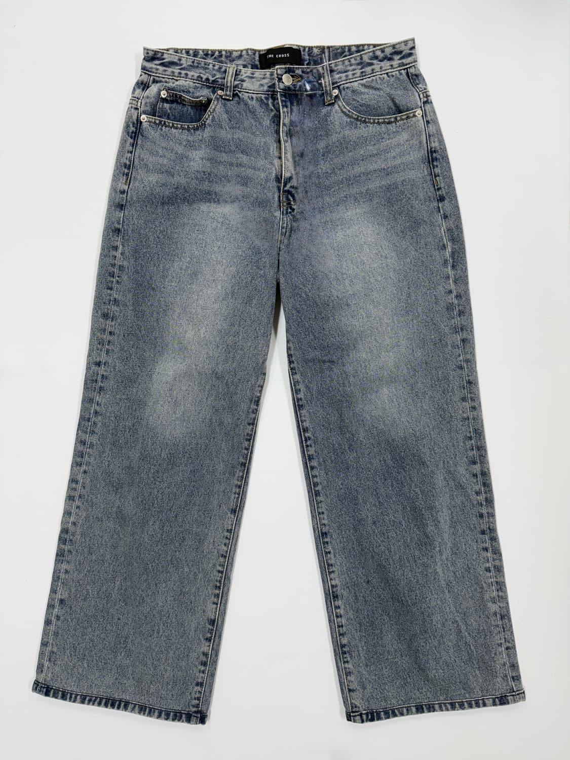 THE CROSS 워싱 데님팬츠 상품이미지1